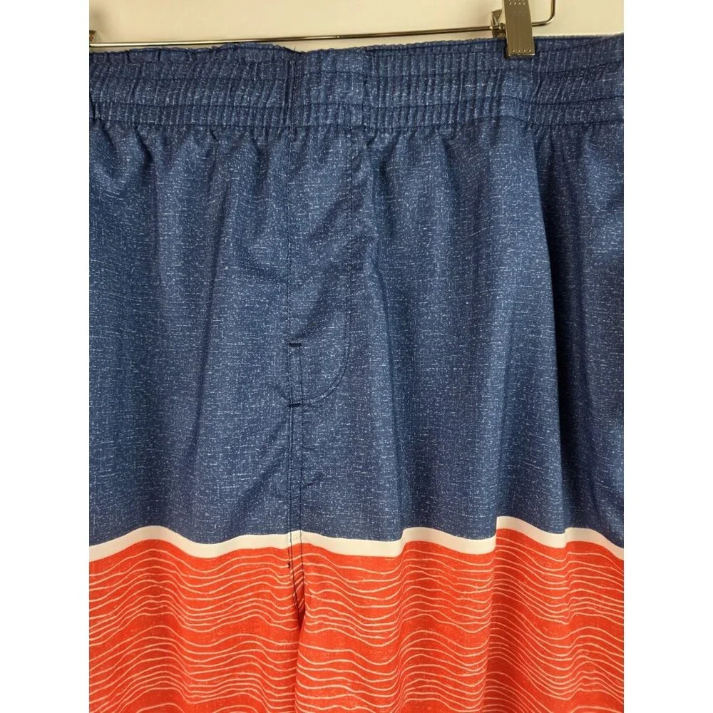 Urban Frontier Men's Swim Shorts Size XXL Blue & Orange Swimsuit Swim Shorts